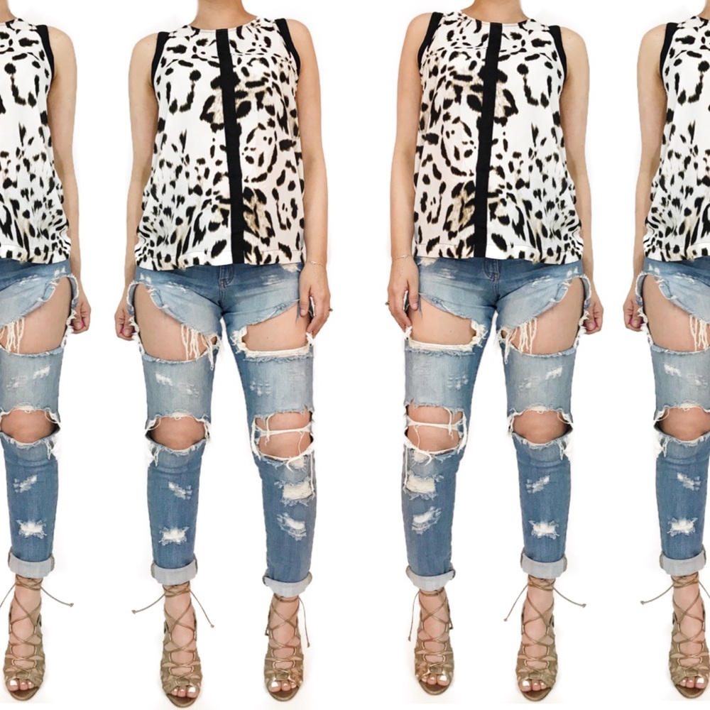 Vince camuto animal print tank - Picture 2 of 5